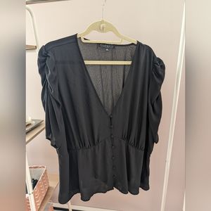 Like new black Eloquii top